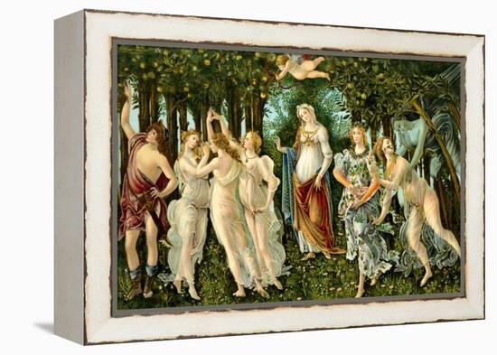 Sandro Botticelli - 'Primavera'-Sandro Botticelli-Framed Premier Image Canvas