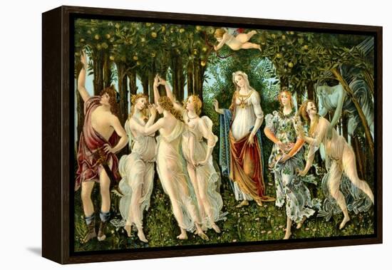 Sandro Botticelli - 'Primavera'-Sandro Botticelli-Framed Premier Image Canvas