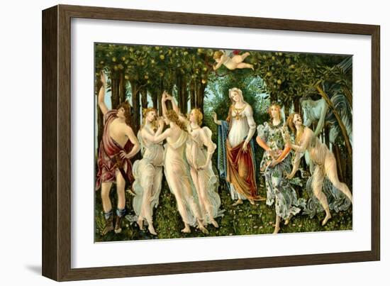 Sandro Botticelli - 'Primavera'-Sandro Botticelli-Framed Giclee Print