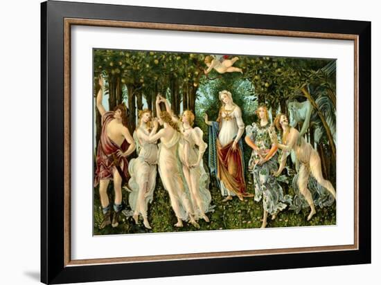 Sandro Botticelli - 'Primavera'-Sandro Botticelli-Framed Giclee Print