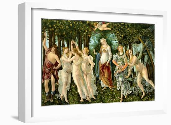 Sandro Botticelli - 'Primavera'-Sandro Botticelli-Framed Giclee Print