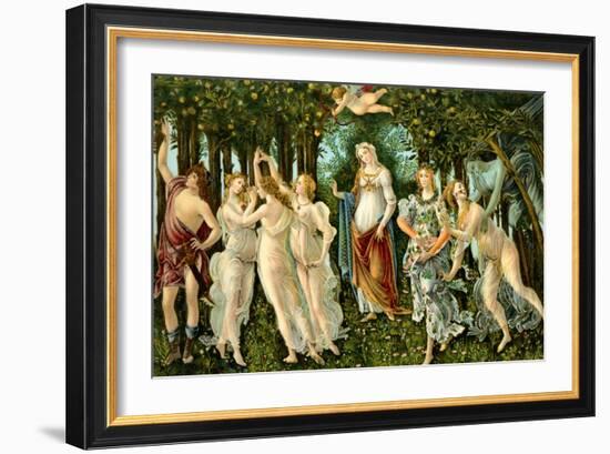 Sandro Botticelli - 'Primavera'-Sandro Botticelli-Framed Giclee Print