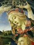 The Madonna of the Magnificat, Detail of the Virgin's Face and Crown, 1482-Sandro Botticelli-Giclee Print