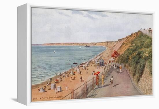 Sands and Cliffs, Southbourne-Alfred Robert Quinton-Framed Premier Image Canvas