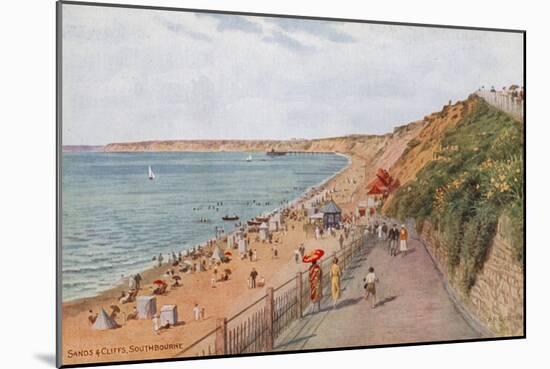 Sands and Cliffs, Southbourne-Alfred Robert Quinton-Mounted Giclee Print