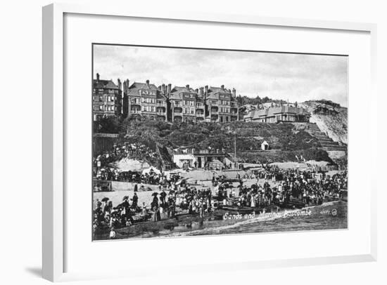 Sands and Marina, Boscombe, Bournemouth, Dorset, Early 20th Century-null-Framed Giclee Print