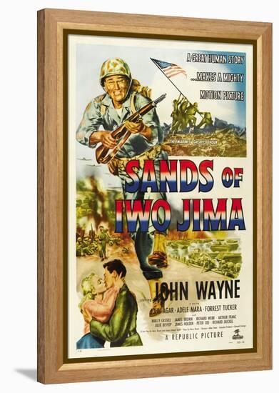 Sands of Iwo Jima, 1949-null-Framed Premier Image Canvas