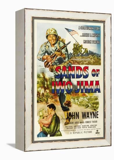 Sands of Iwo Jima, 1949-null-Framed Premier Image Canvas