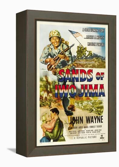 Sands of Iwo Jima, 1949-null-Framed Premier Image Canvas