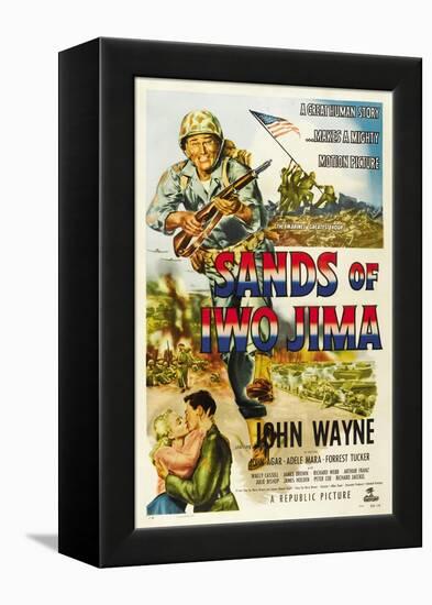 Sands of Iwo Jima, 1949-null-Framed Premier Image Canvas