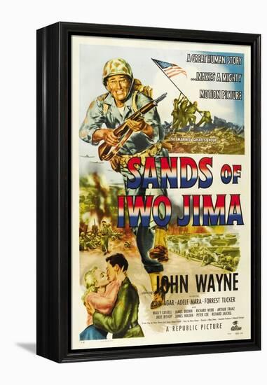 Sands of Iwo Jima, 1949-null-Framed Premier Image Canvas