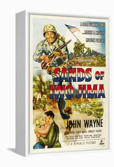 Sands of Iwo Jima, 1949-null-Framed Premier Image Canvas