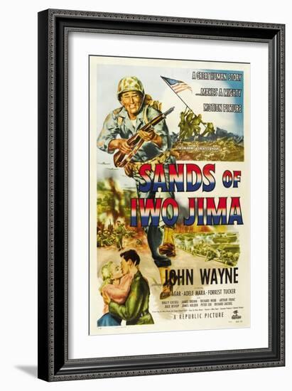 Sands of Iwo Jima, 1949-null-Framed Giclee Print