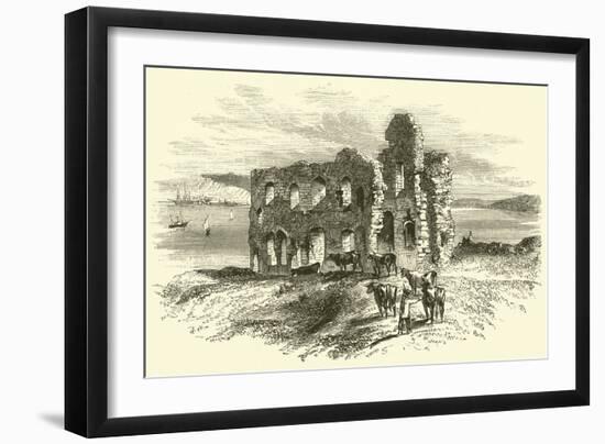 Sandsfoot Castle (Engraving)-English School-Framed Giclee Print