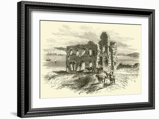 Sandsfoot Castle (Engraving)-English School-Framed Giclee Print