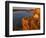 Sandstone Bluff at Sunset at Kanopolis Lake, Kansas, USA-Charles Gurche-Framed Photographic Print