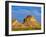 Sandstone Butte in Chaco Culture National Historical Park Scenery, New Mexico-Michael DeFreitas-Framed Photographic Print