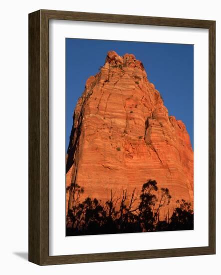 Sandstone Butte in Zion National Park-Scott T. Smith-Framed Photographic Print