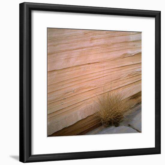 Sandstone Cliff-Micha Pawlitzki-Framed Photographic Print