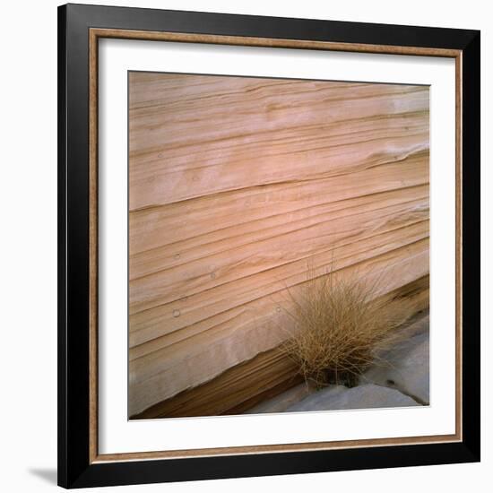 Sandstone Cliff-Micha Pawlitzki-Framed Photographic Print