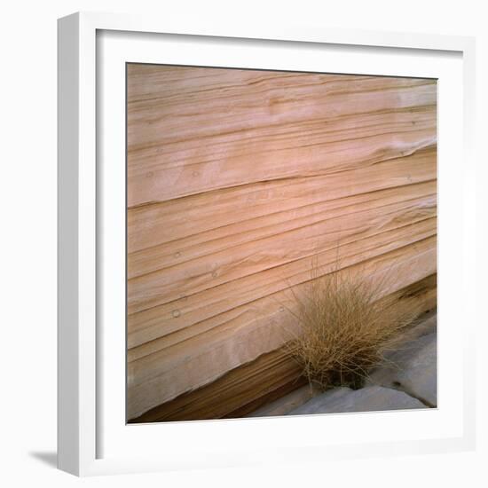 Sandstone Cliff-Micha Pawlitzki-Framed Photographic Print