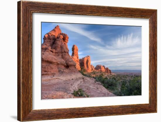 Sandstone Dawn, Arches National Park-Vincent James-Framed Photographic Print