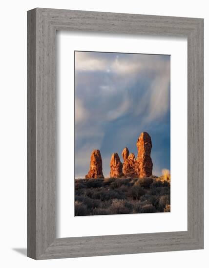 Sandstone Formations, Arches National Park-Vincent James-Framed Photographic Print