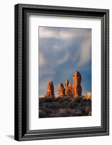Sandstone Formations, Arches National Park-Vincent James-Framed Photographic Print