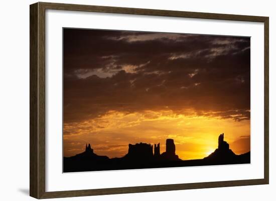 Sandstone Formations at Sunrise-Paul Souders-Framed Photographic Print