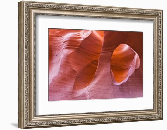 Sandstone formations in Peek-a-boo Gulch, Grand Staircase-Escalante National Monument, Utah, USA-Russ Bishop-Framed Photographic Print