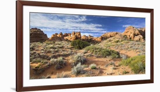 Sandstone Formations in the Devils Garden, Arches National Park, Utah, Usa-Rainer Mirau-Framed Premium Photographic Print