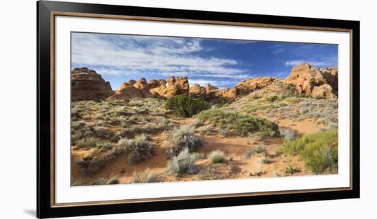 Sandstone Formations in the Devils Garden, Arches National Park, Utah, Usa-Rainer Mirau-Framed Premium Photographic Print