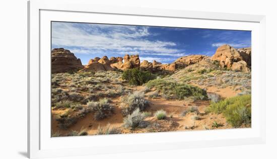 Sandstone Formations in the Devils Garden, Arches National Park, Utah, Usa-Rainer Mirau-Framed Photographic Print