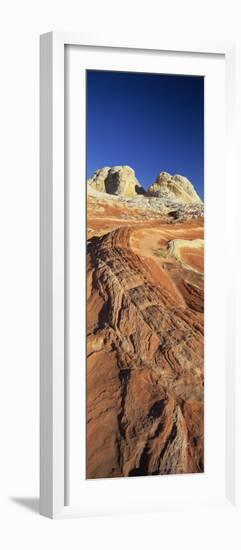 Sandstone Formations, White Pockets, Paria Plateau, Northern Arizona, USA-Lee Frost-Framed Photographic Print