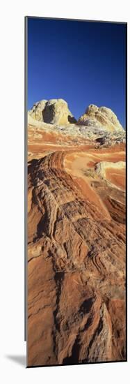 Sandstone Formations, White Pockets, Paria Plateau, Northern Arizona, USA-Lee Frost-Mounted Photographic Print