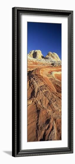 Sandstone Formations, White Pockets, Paria Plateau, Northern Arizona, USA-Lee Frost-Framed Photographic Print