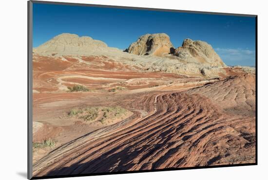 Sandstone Landscape, Vermillion Cliffs, White Pockets Wilderness, Bureau of Land Management, Arizon-Howie Garber-Mounted Photographic Print