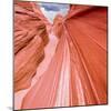 Sandstone Narrows in the Paria Canyon-Vermillion Cliffs Wilderness, Arizona-John Lambing-Mounted Photographic Print