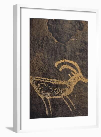 Sandstone, Petroglyphs, Utah, USA-Gerry Reynolds-Framed Photographic Print