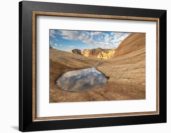 Sandstone Rock Candy Cliffs area, near St. George, Utah-Howie Garber-Framed Photographic Print