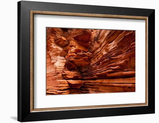 Sandstone Rock Formation in Kings Canyon at Watarrka National Park-Paul Souders-Framed Photographic Print