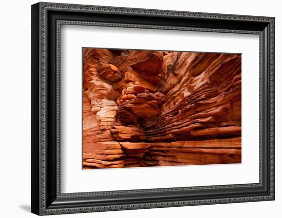 Sandstone Rock Formation in Kings Canyon at Watarrka National Park-Paul Souders-Framed Photographic Print