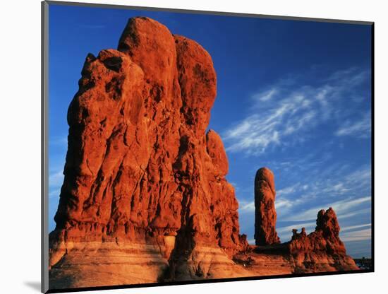 Sandstone Rock Formations at Arches National Park, Utah, USA-Scott T. Smith-Mounted Photographic Print