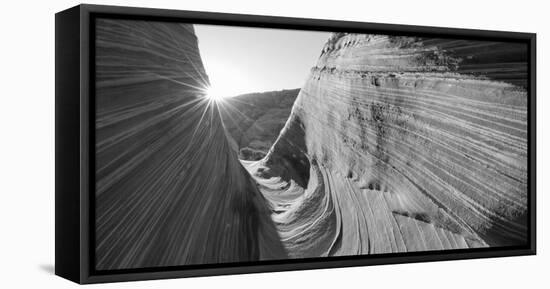 Sandstone Rock Formations, the Wave, Coyote Buttes, Utah, USA-null-Framed Stretched Canvas