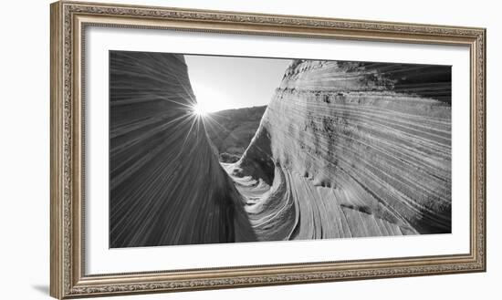 Sandstone Rock Formations, the Wave, Coyote Buttes, Utah, USA-null-Framed Photographic Print