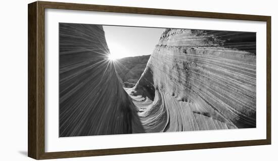 Sandstone Rock Formations, the Wave, Coyote Buttes, Utah, USA-null-Framed Photographic Print