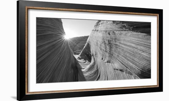 Sandstone Rock Formations, the Wave, Coyote Buttes, Utah, USA-null-Framed Photographic Print