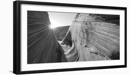 Sandstone Rock Formations, the Wave, Coyote Buttes, Utah, USA-null-Framed Photographic Print