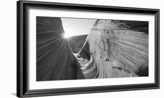 Sandstone Rock Formations, the Wave, Coyote Buttes, Utah, USA-null-Framed Photographic Print