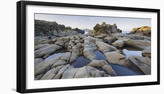 Sandstone, Salt Point State Park, Sonoma Coast, California, Usa-Rainer Mirau-Framed Photographic Print